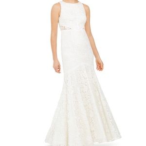 Andrianna papell lace gown